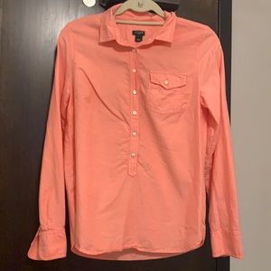Pink Jcrew linen button down